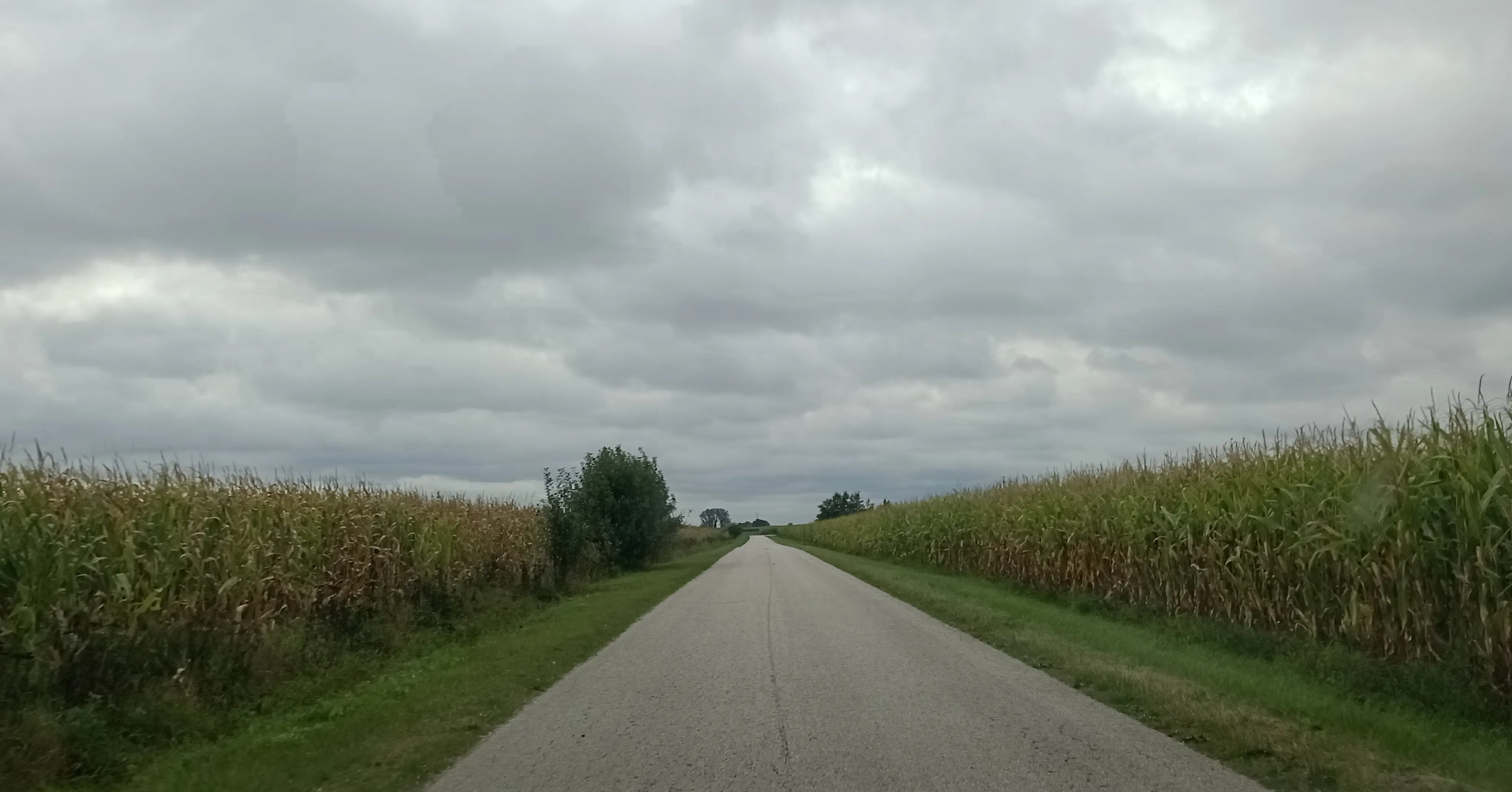 road pointing directly to new runway