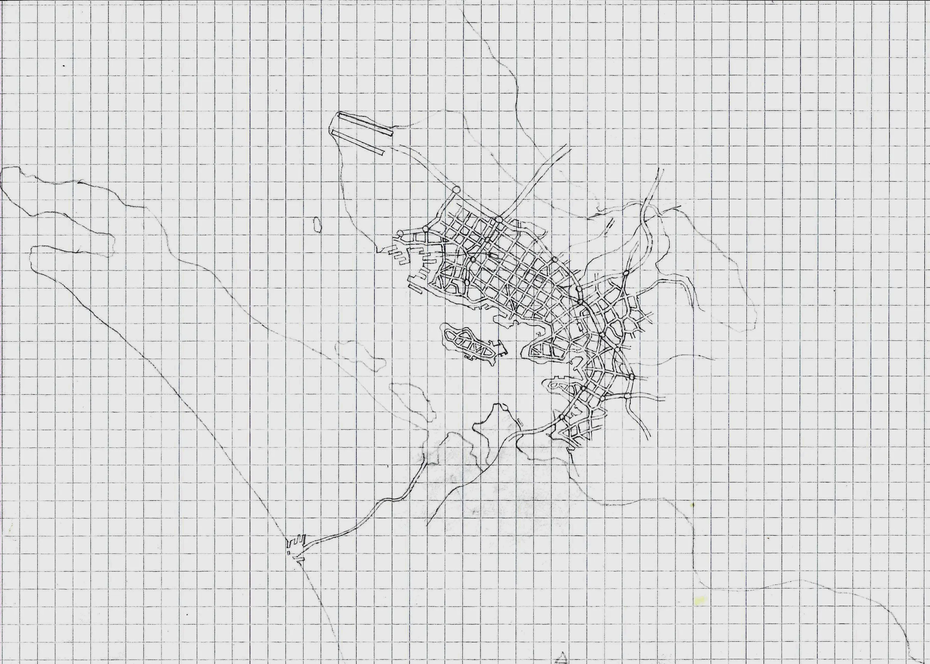 Dosdedos unfinished second attempt Map (fictional)