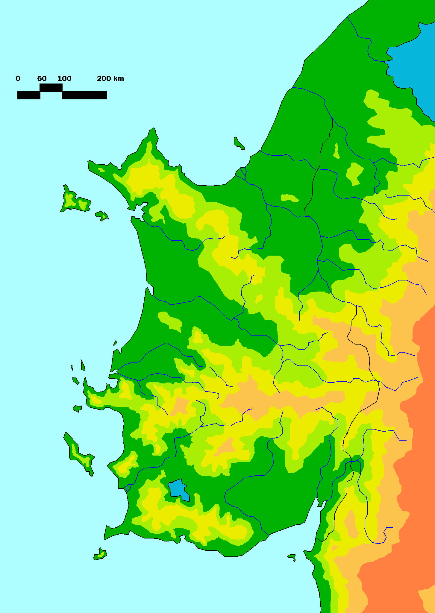 Mangaria digitalized Map (fictional)