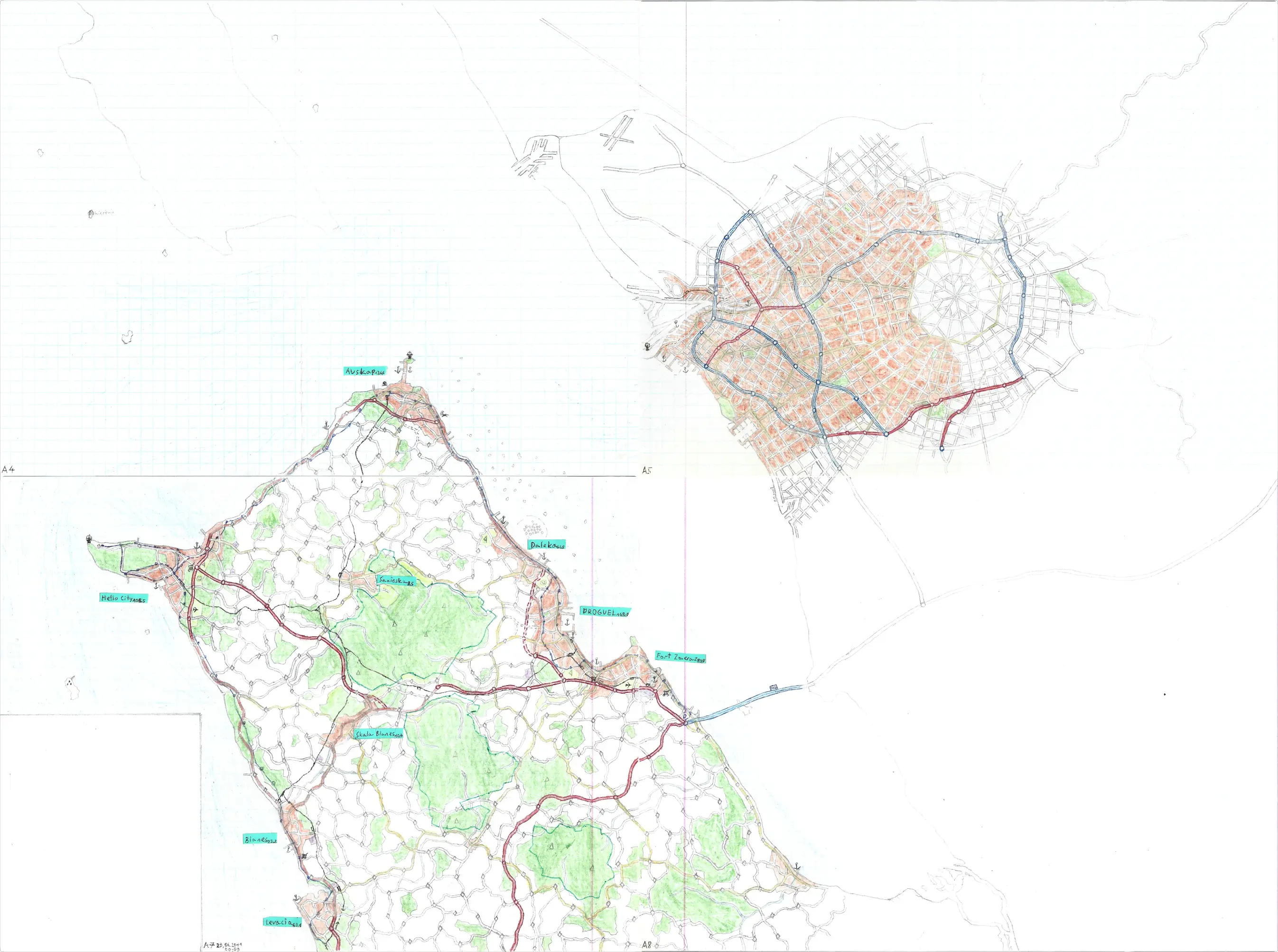 Hello Peninsula Map (fictional)