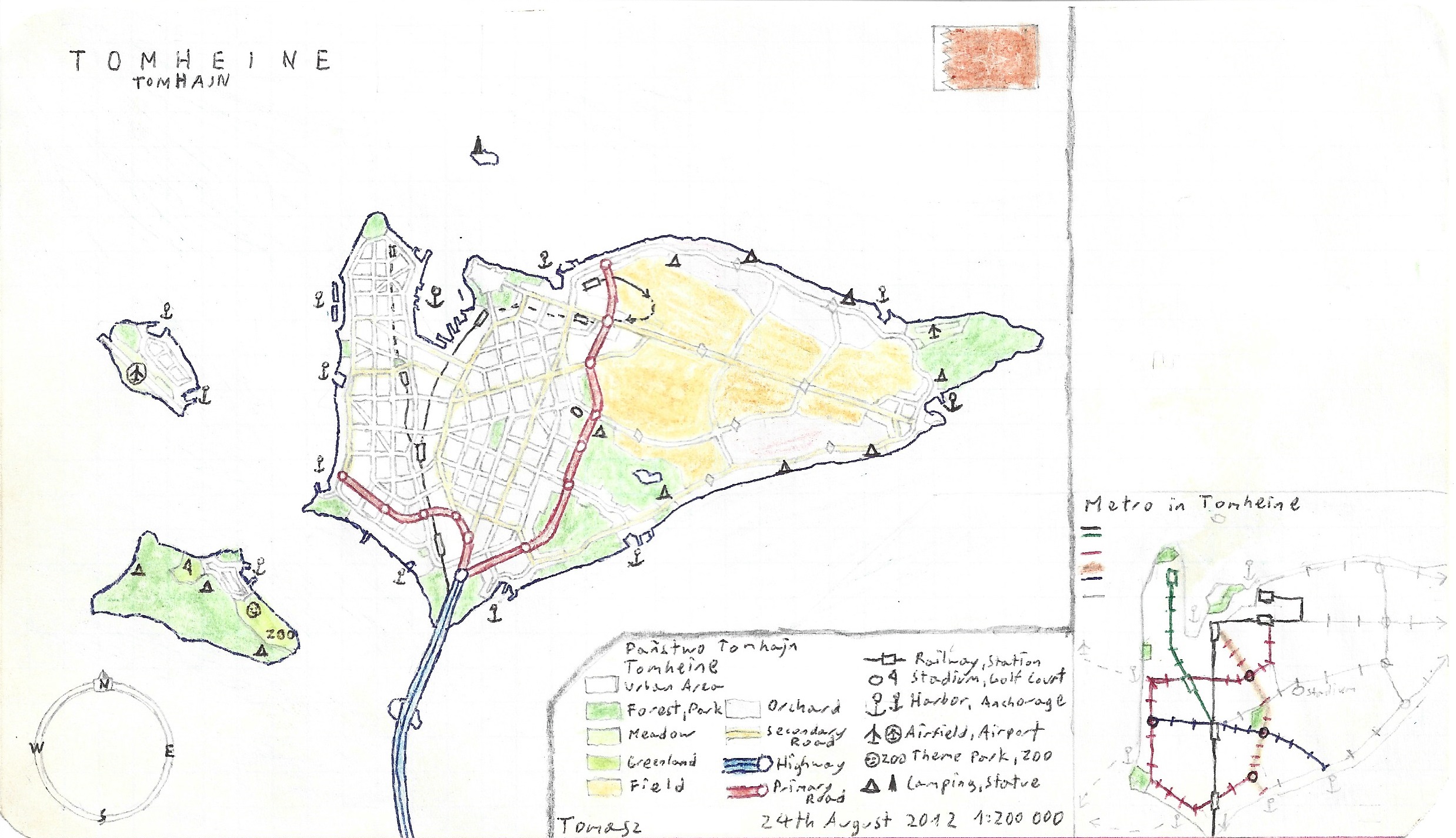 Tomheine Map (fictional)