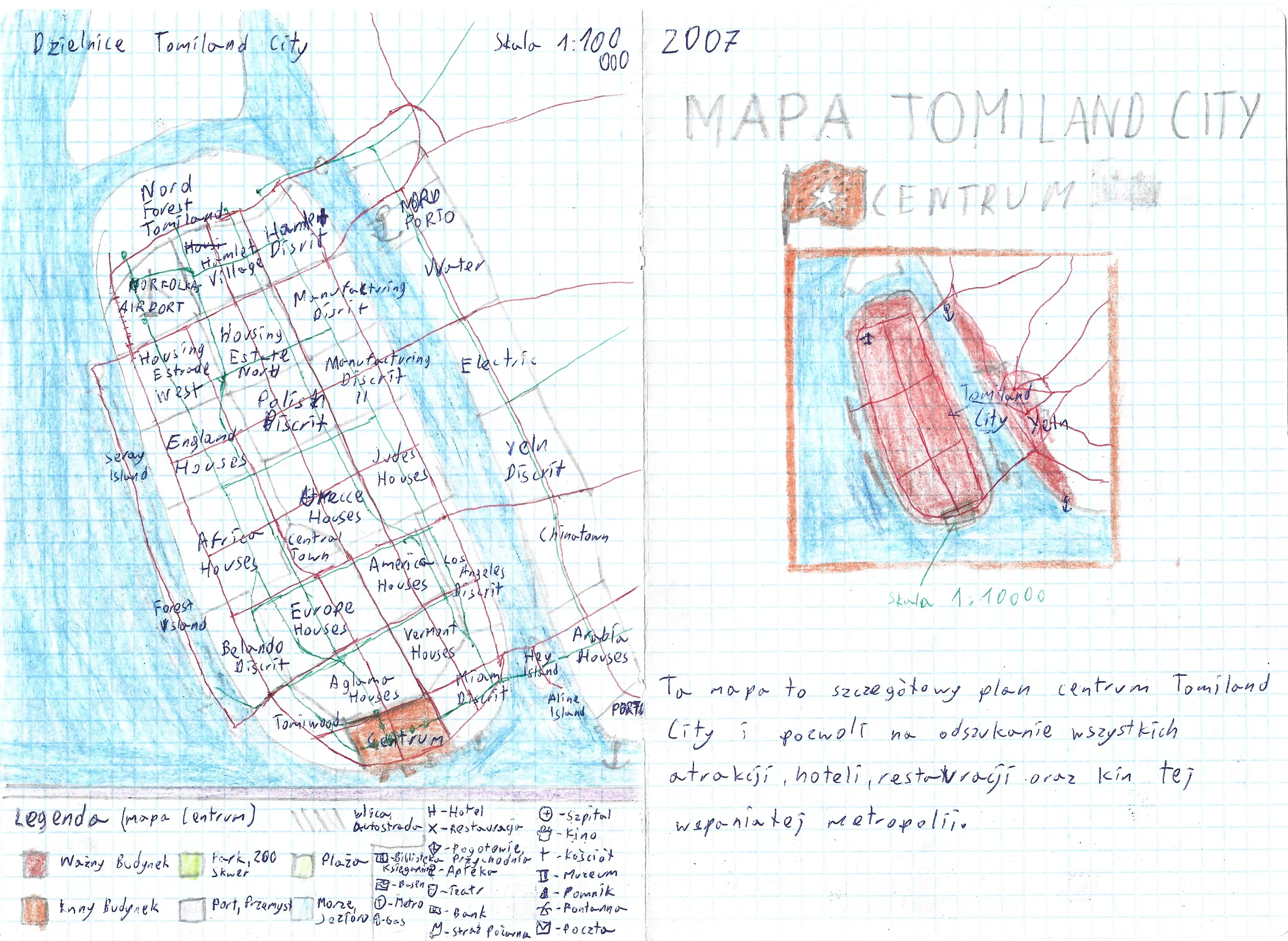 Tomiland map