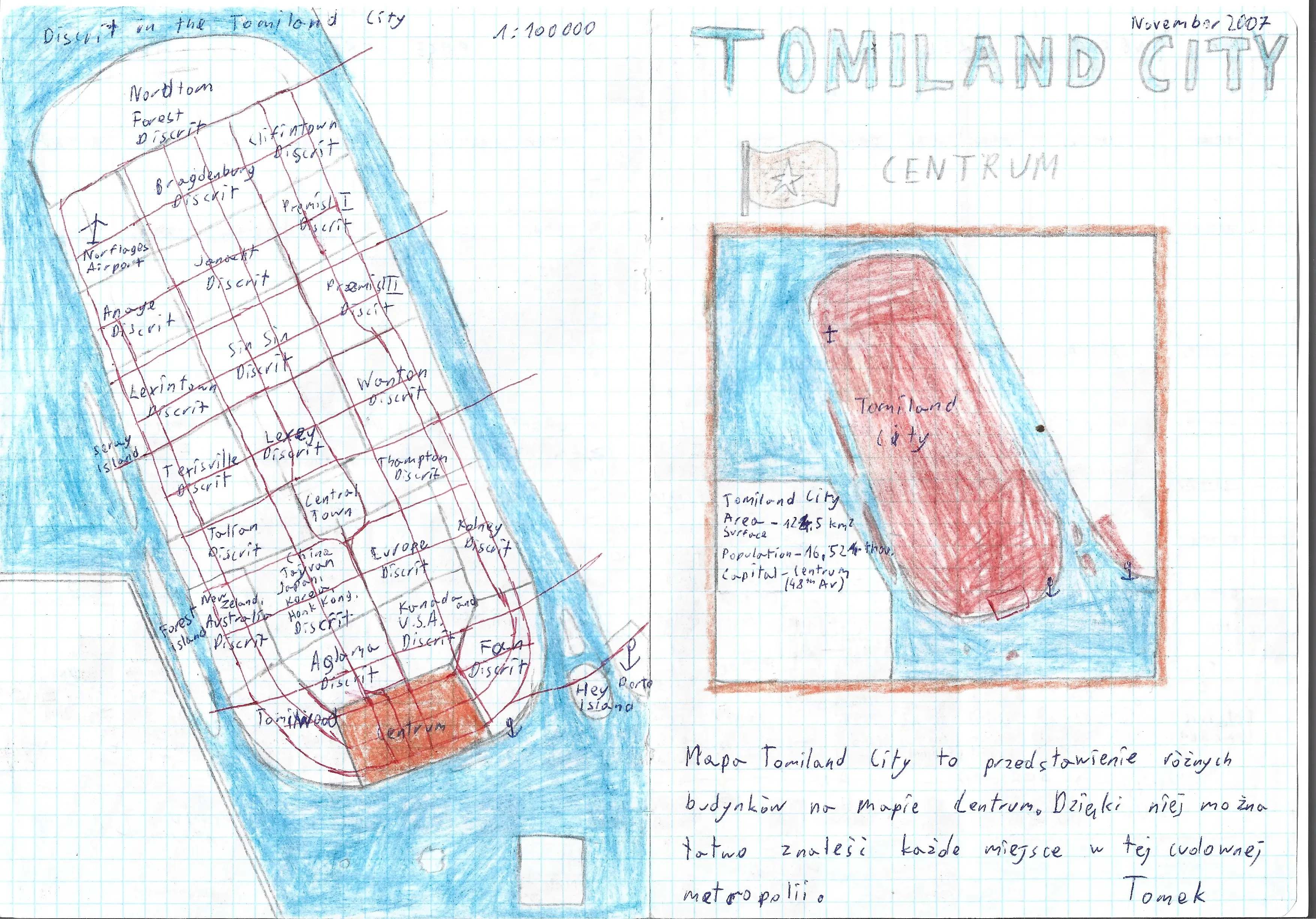 Tomiland map