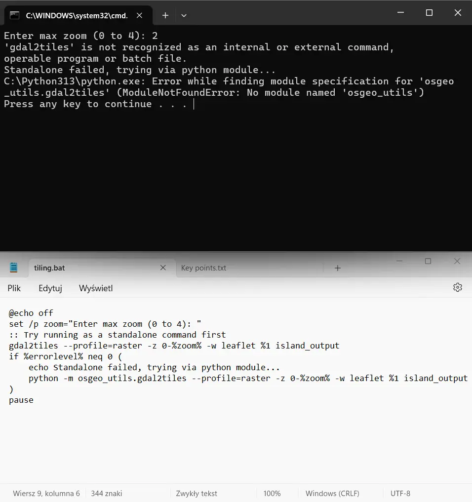 python terminal screenshot